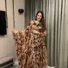 Sublime Chiku Color Organza Digital Printed Anarkali Suit