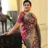 Red Soft Silk Cloth Jacquard All Over Saree