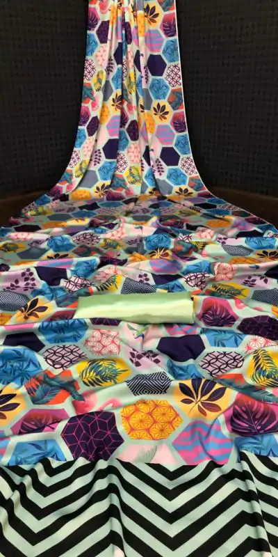 Adorable Navrang Color Devsena Soft Silk Digital Printed Saree