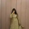Perfect Golden Color Georgette Thread Georgette Salwar Suit