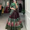 LNB 1623 Broun Color Fabulous Dola Silk Patola Print And Foil Work Lehenga Choli Wedding, Festive, Events Expected Delivery 4-6 Working Days@2199/- Only | Lehenga, Bollywood Lehenga, Creative Lehenga, Designer Lehenga, Embroidered Lehenga, Party Wear Lehenga