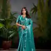 Firozi Kanjivaram Weaving Saree