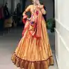 LNB 2017 Chiku Color Jacquard Silk Zari Weaving Work Lehenga Choli Wedding, Party, Festive, Events Etc. Delivery 4-6 Working Days Rs 2849 | Lehenga, Bollywood Lehenga, Creative Lehenga, Designer Lehenga, Embroidered Lehenga, Party Wear Lehenga