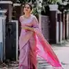 KP 3075 Pink Soft Lichi Silk Whit Designer Jacquard Work in Saree it Grab for ₹1399. Delivery 4-6 Working Days. Shop now. | Designer Sarees, Embroidered Sarees, Sarees, Bollywood Sarees, Creative Sarees, Ethnic Saree, Modern Digital sarees, Party Wear Sarees