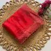 Red Jimmy Choo Diamond Saree