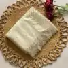 White Jimmy Choo Diamond Saree