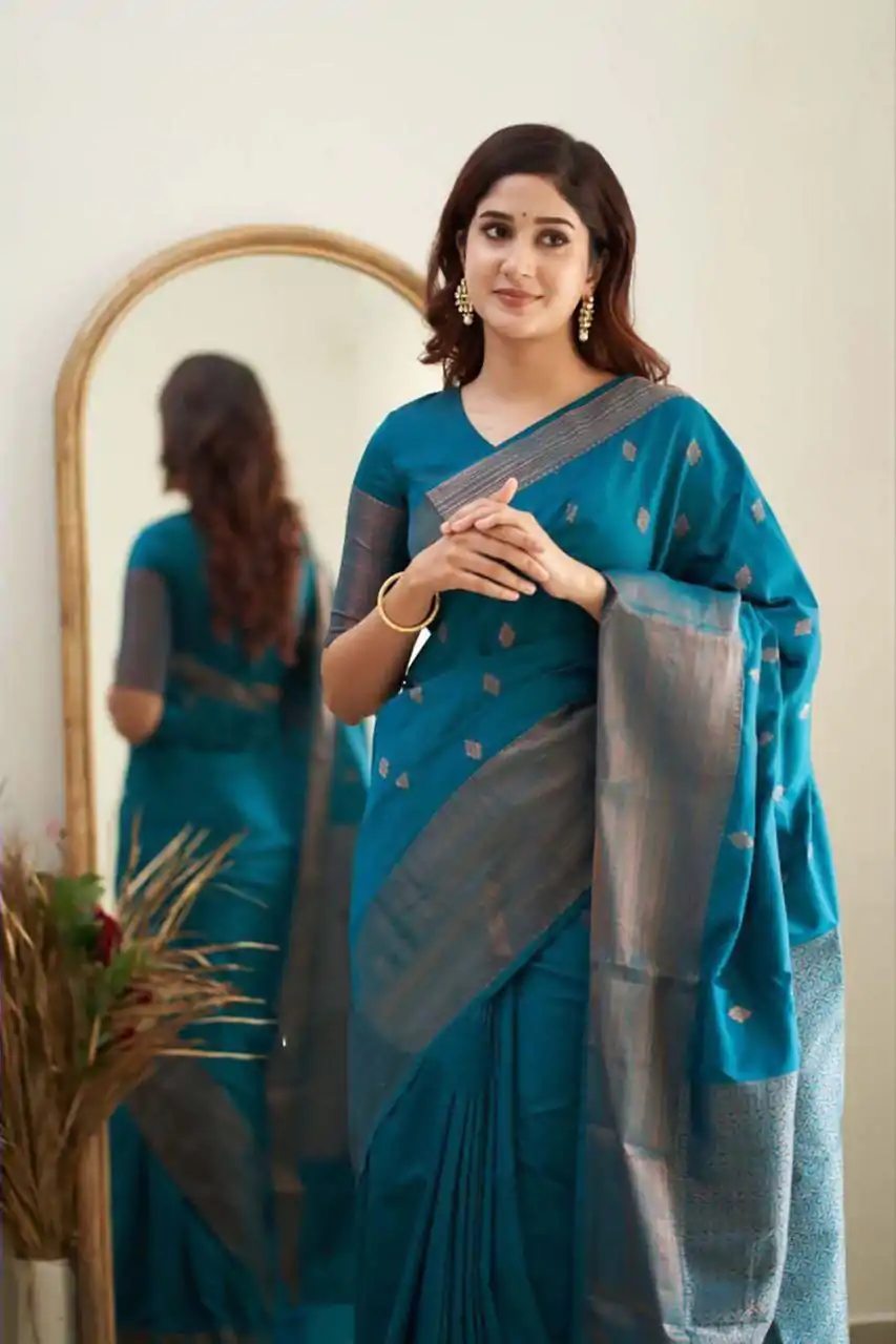KP 5088 Blue Soft Lichi Silk Cloth Saree With Lace Border & Lace Work. Best Price ₹1349. Delivery 4-6 Working Days. Shop now. | Designer Sarees, Embroidered Sarees, Sarees, Bollywood Sarees, Creative Sarees, Ethnic Saree, Modern Digital sarees, Party Wear Sarees
