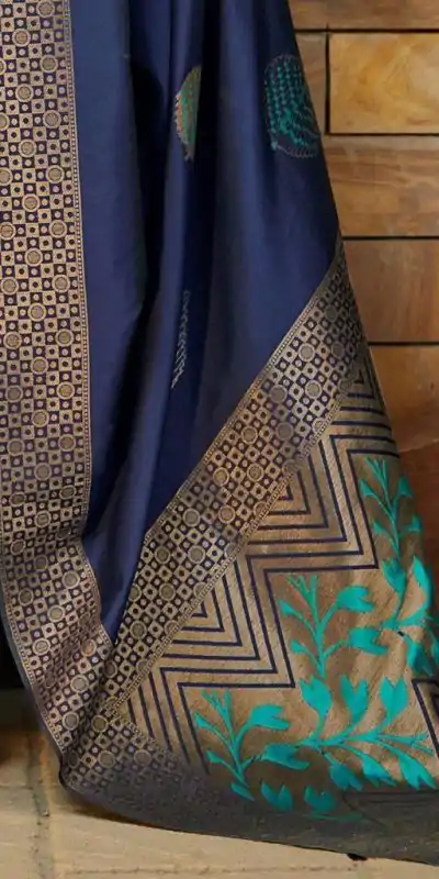 KP 4027 Blue Soft Lichi Silk Cloth With Lace Border & Lace Work Saree. Special Price ₹1499. Delivery 4-6 Working Days. Shop now. | Designer Sarees, Embroidered Sarees, Sarees, Bollywood Sarees, Creative Sarees, Ethnic Saree, Modern Digital sarees, Party Wear Sarees