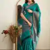 KP 5088 Firozi Soft Lichi Silk Cloth Saree With Lace Border & Lace Work. Best Price ₹1349. Delivery 4-6 Working Days. Shop now. | Designer Sarees, Embroidered Sarees, Sarees, Bollywood Sarees, Creative Sarees, Ethnic Saree, Modern Digital sarees, Party Wear Sarees