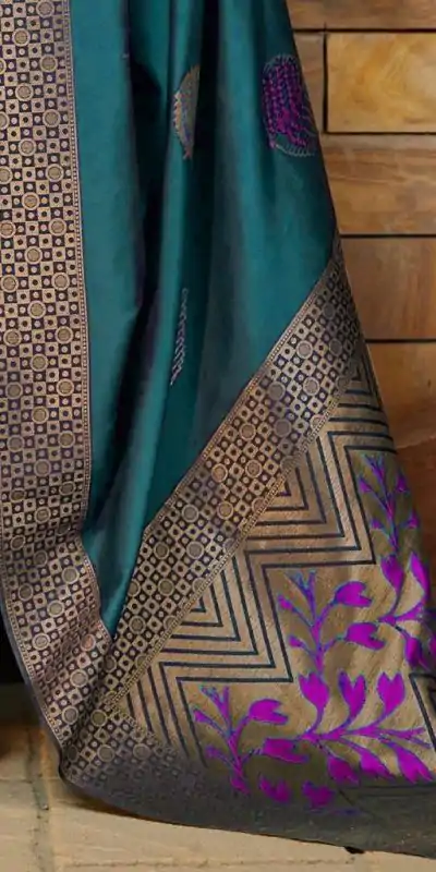 KP 4027 Firozi Soft Lichi Silk Cloth With Lace Border & Lace Work Saree. Special Price ₹1499. Delivery 4-6 Working Days. Shop now. | Designer Sarees, Embroidered Sarees, Sarees, Bollywood Sarees, Creative Sarees, Ethnic Saree, Modern Digital sarees, Party Wear Sarees