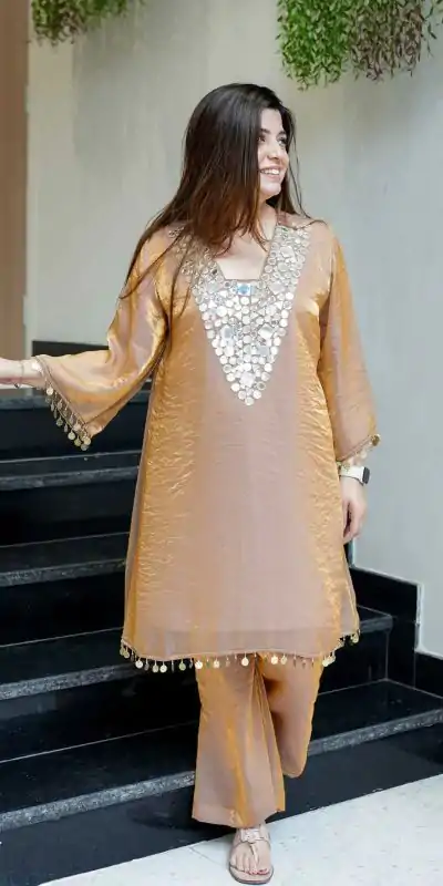LG 1999 Gold Fendy With Mirror Work & Embroidery Work Salwar Suit able Price ₹1799 Afford. Delivery 4-6 Working Days. Shop now. | Casual Suits, Jump Suits, Tops & Bottoms, Track Suits, Salwar suit, Creative suits, Designer Suits, Palazzo Suits, Party Wear Suits, Patiala Suits, Straight Suits, Trendy Wear
