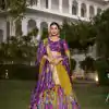 LNB 1231 Mustard Dola Silk Jacquard Silk Kalamkari Print & Zari Work Lehenga Choli in Best Price ₹1899. Delivery 4-6 Working Days. Shop now. | Lehenga, Bollywood Lehenga, Creative Lehenga, Designer Lehenga, Embroidered Lehenga, Party Wear Lehenga