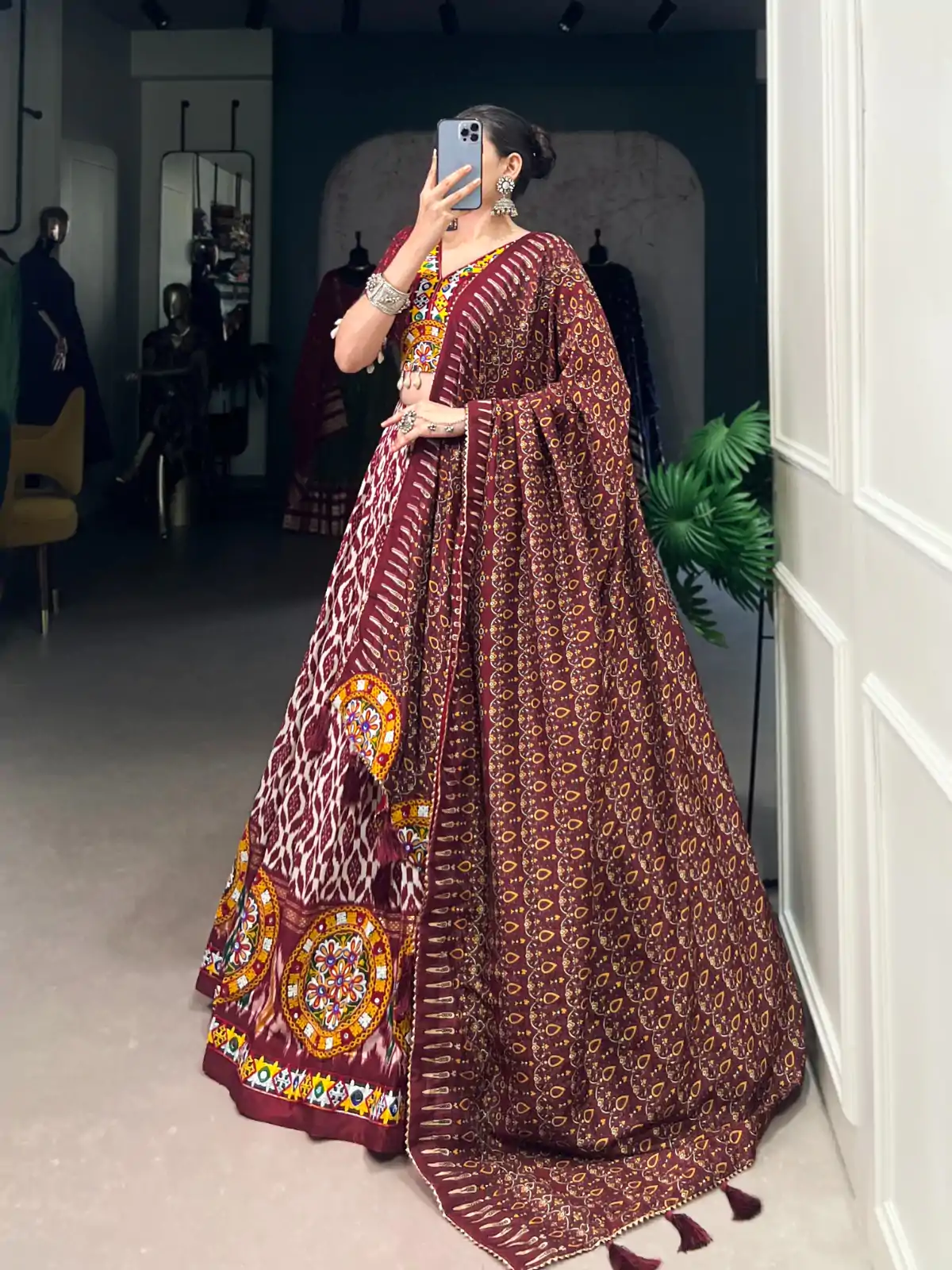 LNB 1743 Mustard Tussar Silk Gamthi Work & Mirror Work Lehenga Choli in . Available at ₹3099 only. Delivery 4-6 Working Days. Shop now. | Lehenga, Bollywood Lehenga, Creative Lehenga, Designer Lehenga, Embroidered Lehenga, Party Wear Lehenga