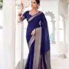 YNF 7902 Navy Blue Color Chinon Printed With Zari Weaving Work Saree With Zari Work. Best Price ₹1549. Delivery 4-6 Working Days. Shop now. | Designer Sarees, Embroidered Sarees, Sarees, Bollywood Sarees, Creative Sarees, Ethnic Saree, Modern Digital sarees, Party Wear Sarees