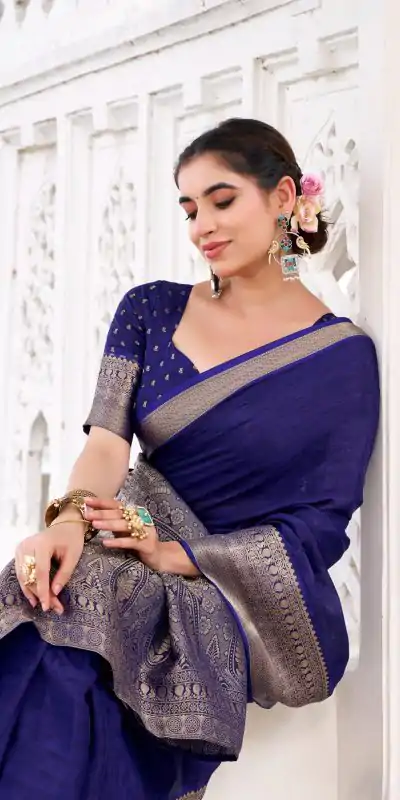 YNF 7902 Navy Blue Color Chinon Printed With Zari Weaving Work Saree With Zari Work. Best Price ₹1549. Delivery 4-6 Working Days. Shop now. | Designer Sarees, Embroidered Sarees, Sarees, Bollywood Sarees, Creative Sarees, Ethnic Saree, Modern Digital sarees, Party Wear Sarees