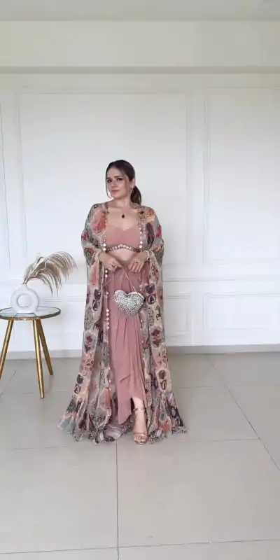 BE 134 Onion Fiona Silk Dhoti Suit Perfect for Wedding, Party, Traditional Day, Lohri, Onam – . Available at ₹1949 only. Delivery 4-6 Working Days. | Jump Suits, Salwar suit, Casual Suits, Creative suits, Designer Suits, Palazzo Suits, Party Wear Suits, Patiala Suits, Straight Suits