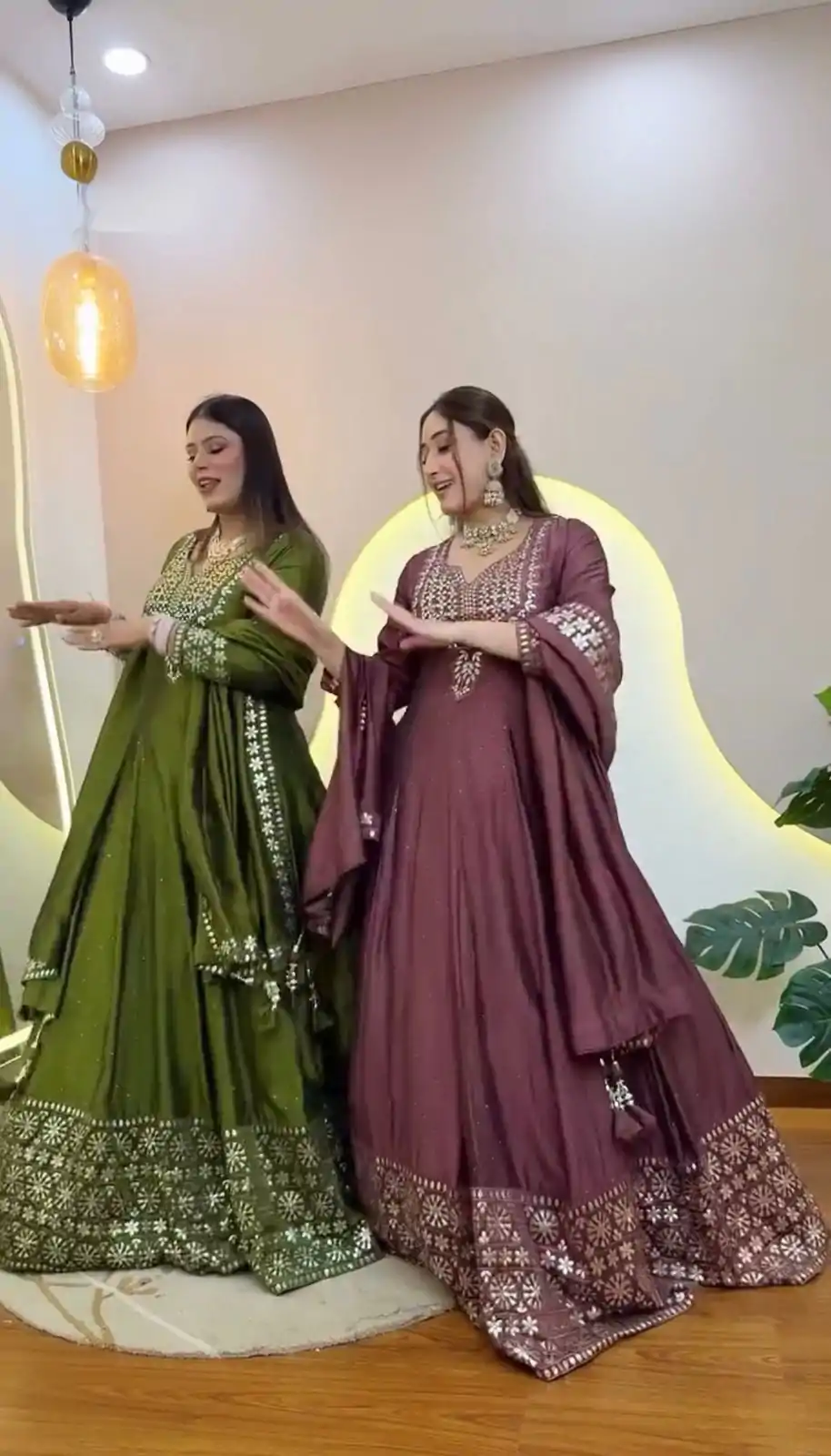 Onion Roman Simmer Embroidery Gown - Image 2
