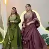 Onion Roman Simmer Embroidery Gown