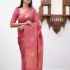 KP 5009 Peach Soft Lichi Silk Saree Perfect for Wedding, Party, Pooja, Lohri, Reception . Special Price ₹1319. Delivery 4-6 Working Days. Shop | Designer Sarees, Embroidered Sarees, Sarees, Bollywood Sarees, Creative Sarees, Ethnic Saree, Modern Digital sarees, Party Wear Sarees