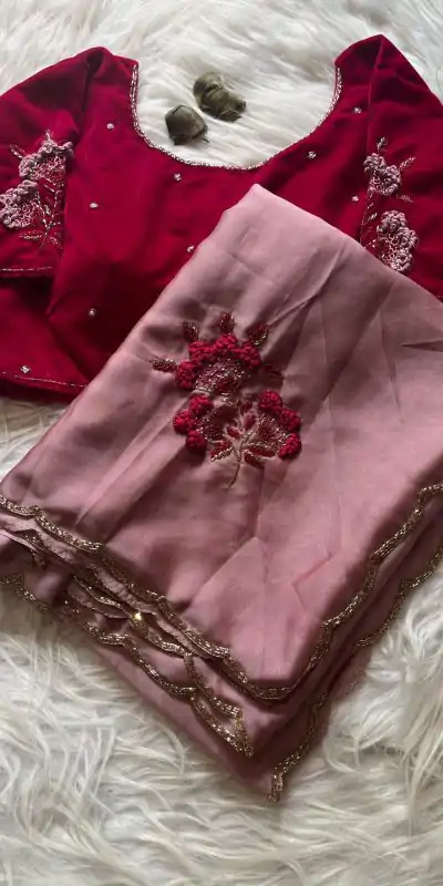 AC AZAELEA Pink Rangoli Silk Lace Work & Resham Work Saree with . Exclusive Offer ₹2549. Delivery 4-6 Working Days. Shop now. | Designer Sarees, Embroidered Sarees, Sarees, Bollywood Sarees, Creative Sarees, Ethnic Saree, Modern Digital sarees, Party Wear Sarees