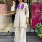 SRK 5277 Purple Mal Cotton With Embroidery Work & Bead Work Salwar Suit . Affordable Price ₹1799. Delivery 4-6 Working Days. Shop now. | Casual Suits, Jump Suits, Salwar suit, Creative suits, Designer Suits, Palazzo Suits, Party Wear Suits, Patiala Suits, Straight Suits