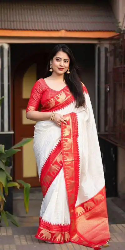 KP 5078 Red Color Soft Lichi Silk with Lace Work & Lace Border. Saree Best Price ₹1449. Delivery 4-6 Working Days. Shop now. | Designer Sarees, Embroidered Sarees, Sarees, Bollywood Sarees, Creative Sarees, Ethnic Saree, Modern Digital sarees, Party Wear Sarees