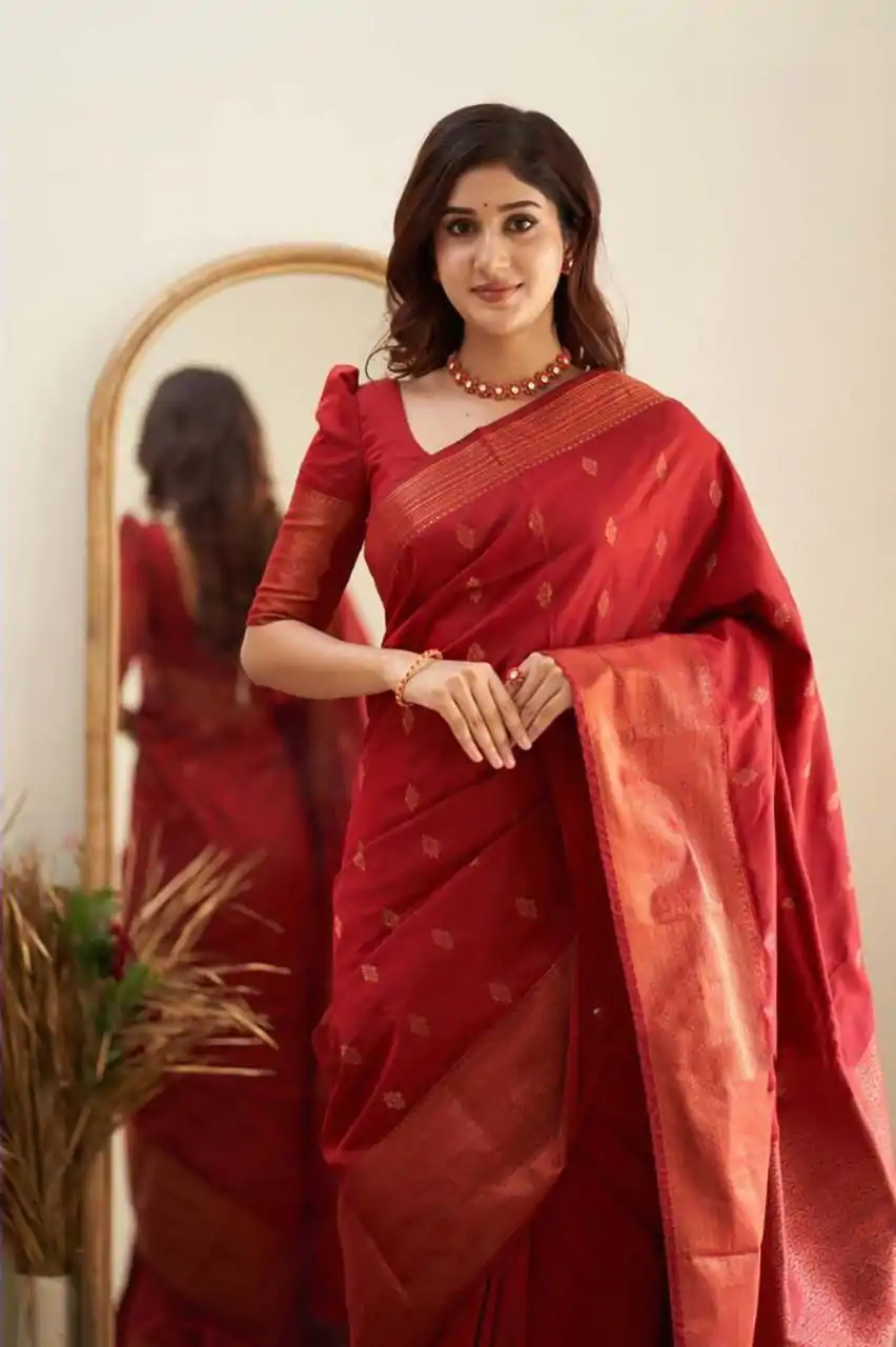 KP 5088 Red Soft Lichi Silk Cloth Saree With Lace Border & Lace Work. Best Price ₹1349. Delivery 4-6 Working Days. Shop now. | Designer Sarees, Embroidered Sarees, Sarees, Bollywood Sarees, Creative Sarees, Ethnic Saree, Modern Digital sarees, Party Wear Sarees