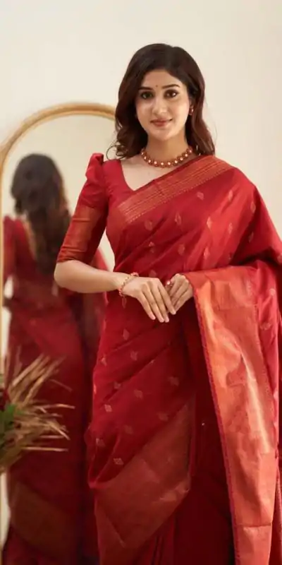 KP 5088 Red Soft Lichi Silk Cloth Saree With Lace Border & Lace Work. Best Price ₹1349. Delivery 4-6 Working Days. Shop now. | Designer Sarees, Embroidered Sarees, Sarees, Bollywood Sarees, Creative Sarees, Ethnic Saree, Modern Digital sarees, Party Wear Sarees