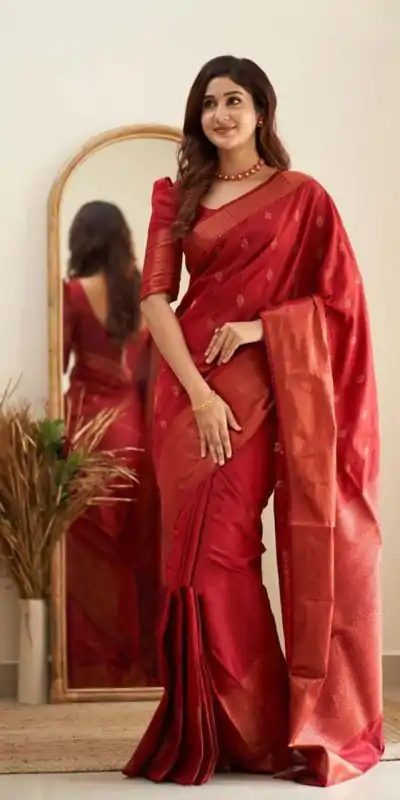 KP 5088 Red Soft Lichi Silk Cloth Saree With Lace Border & Lace Work. Best Price ₹1349. Delivery 4-6 Working Days. Shop now. | Designer Sarees, Embroidered Sarees, Sarees, Bollywood Sarees, Creative Sarees, Ethnic Saree, Modern Digital sarees, Party Wear Sarees