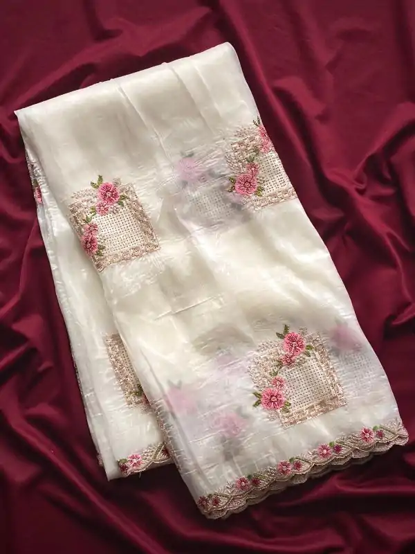 SC 239 Pink Georgette With Lace Work & Lace Border Saree . Wedding, Party, Festive, Events, Exclusive Offer ₹1599. Delivery 4-6 Working Days. Shop now. | Designer Sarees, Embroidered Sarees, Sarees, Bollywood Sarees, Creative Sarees, Ethnic Saree, Modern Digital sarees, Party Wear Sarees