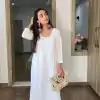 BE 390 White Color Rayon Embroidery Sequence Salwar Suit with Work. Festive Deal ₹1749. Delivery 4-6 Working Days. Shop now. | Casual Suits, Jump Suits, Salwar suit, Creative suits, Designer Suits, Palazzo Suits, Party Wear Suits, Patiala Suits, Straight Suits