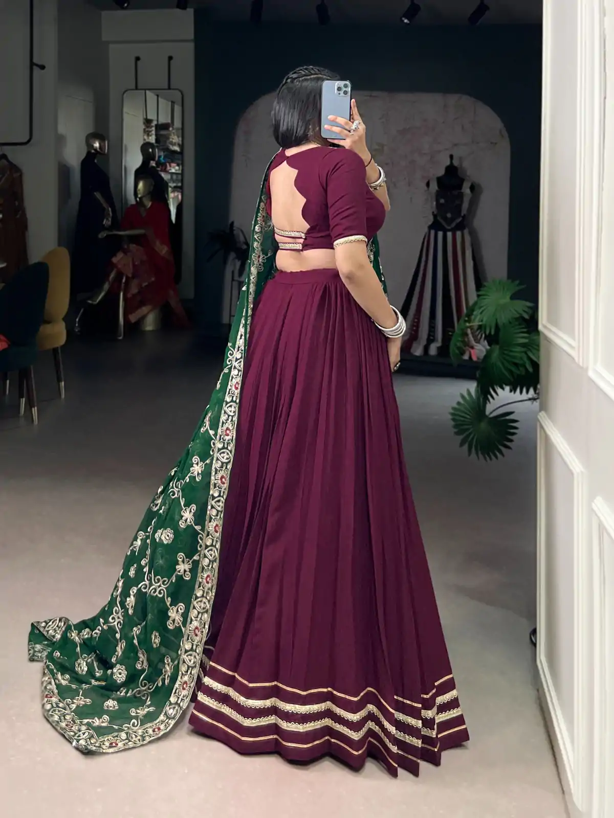LNB 1692 Wine Pure Rayon Embroidery Work & Sequins Work Lehenga Choli in . Now at just ₹3199. Delivery 4-6 Working Days. Shop now. | Lehenga, Bollywood Lehenga, Creative Lehenga, Designer Lehenga, Embroidered Lehenga, Party Wear Lehenga