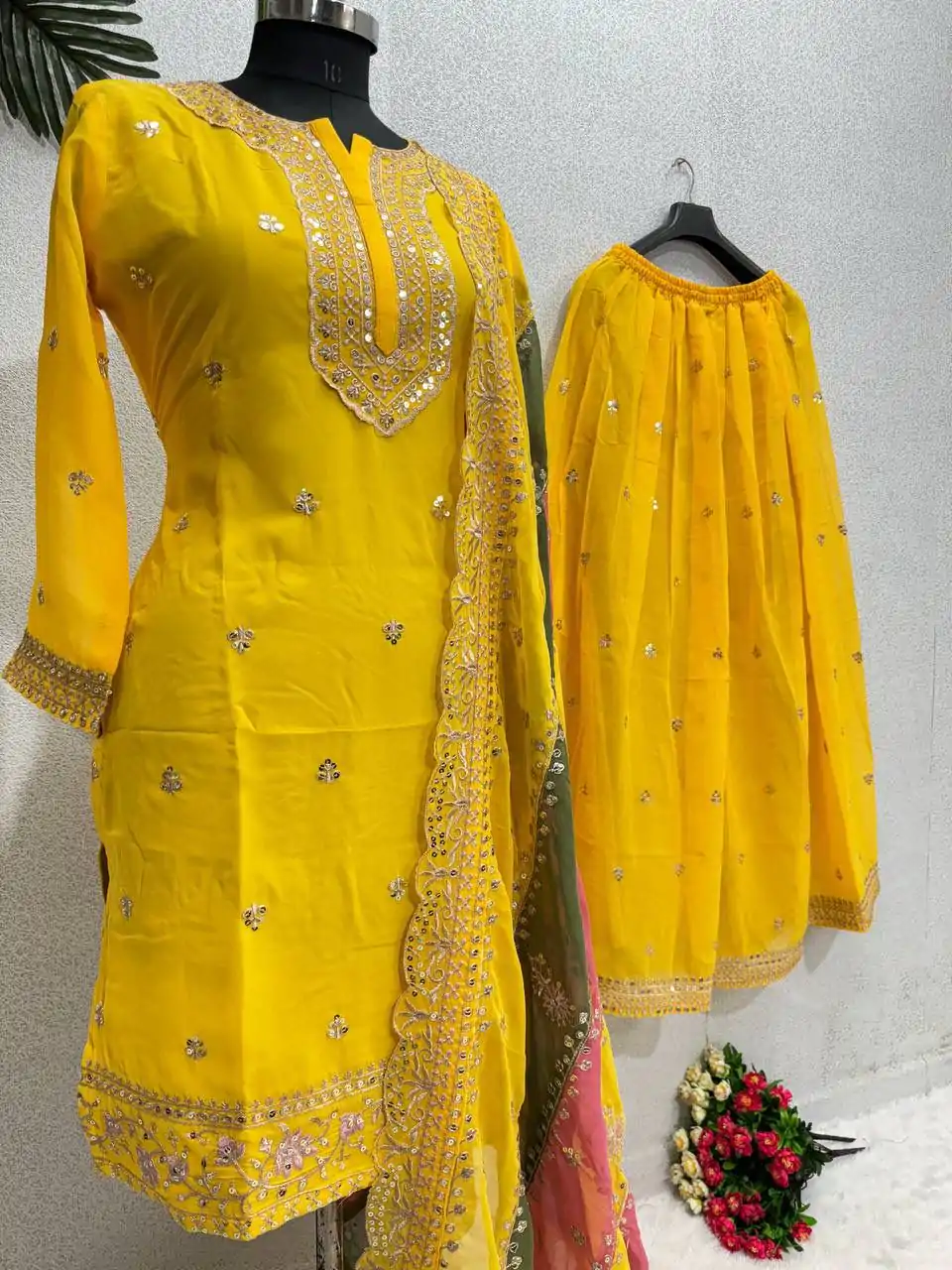 KF 1627 Yellow Georgette Salwar Suit Perfect for Wedding, Party, Diwali, Traditional Day, Bridal Wear. Get it for ₹2149. Delivery 4-6 Working Days | Salwar suit, Casual Suits, Creative suits, Designer Suits, Palazzo Suits, Party Wear Suits, Patiala Suits, Straight Suits