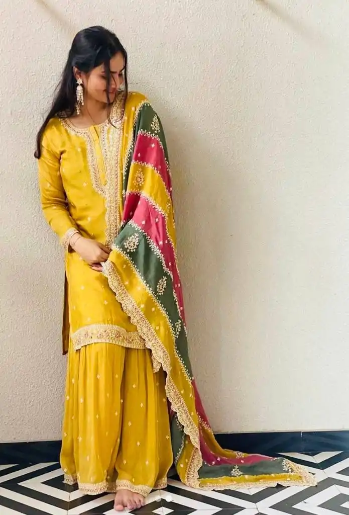 KF 1627 Yellow Georgette Salwar Suit Perfect for Wedding, Party, Diwali, Traditional Day, Bridal Wear. Get it for ₹2149. Delivery 4-6 Working Days | Salwar suit, Casual Suits, Creative suits, Designer Suits, Palazzo Suits, Party Wear Suits, Patiala Suits, Straight Suits