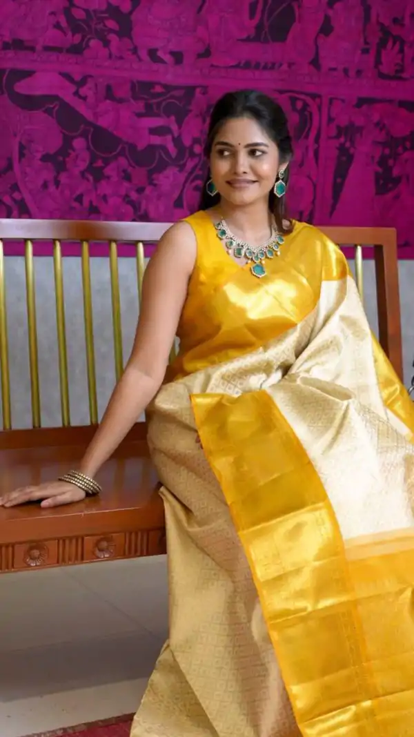 KP 6046 Yellow Soft Lichi Silk with Lace Border & Lace Work Saree . Best Price ₹1449. Delivery 4-6 Working Days. Shop now. | Designer Sarees, Embroidered Sarees, Sarees, Bollywood Sarees, Creative Sarees, Ethnic Saree, Modern Digital sarees, Party Wear Sarees
