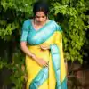KP 3025 Yellow Soft Lichi Silk Saree Perfect for Wedding, Party, Baby Shower, Onam, Durga Puja . Available at ₹1449 only. Delivery 4-6 Working Days. | Designer Sarees, Embroidered Sarees, Sarees, Bollywood Sarees, Creative Sarees, Ethnic Saree, Modern Digital sarees, Party Wear Sarees
