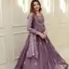 LG 2006 Lavender Georgette Gown Perfect for Wedding, Party, Engagement, Diwali, Sangeet . Exclusive Offer ₹1999. Delivery 4-6 Working Days. Shop now. | Gowns, Bollywood Gowns, Creative Gowns, Designer Gowns, Embroidered Gowns, Party Wear Gowns