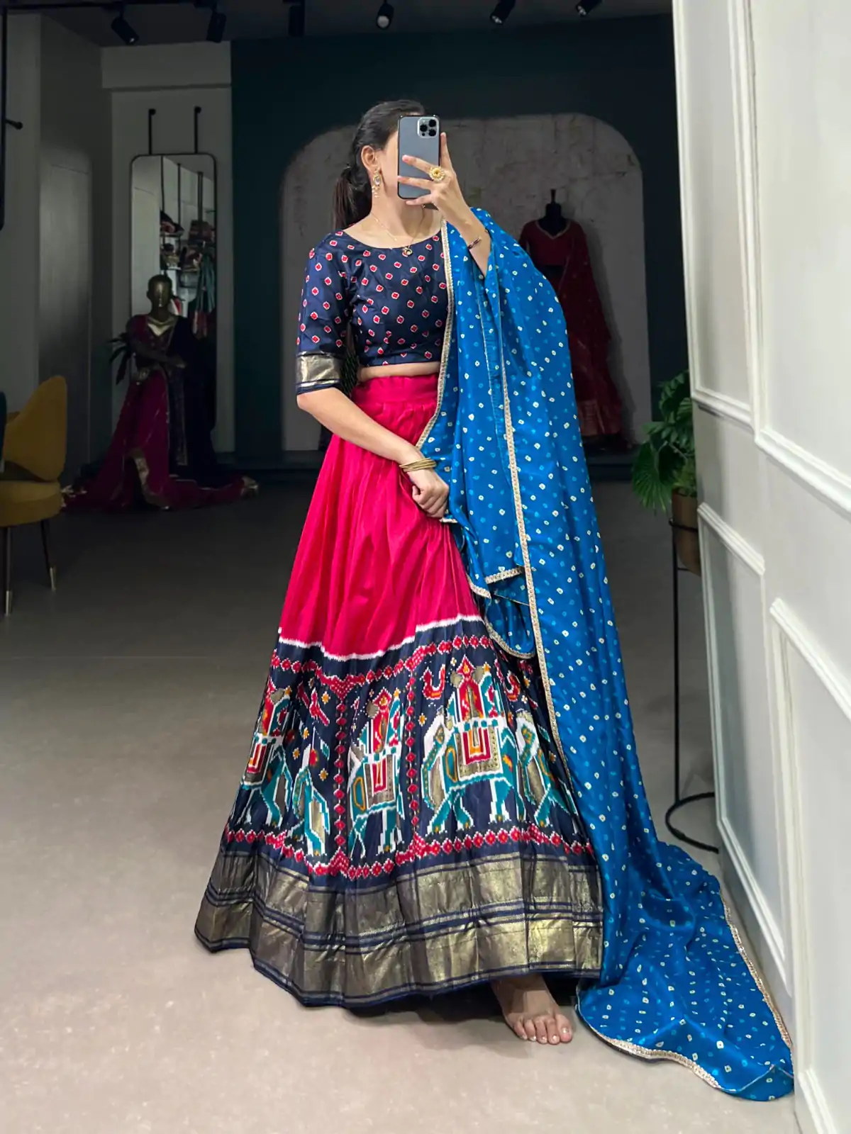 LNB 1623 Pink Dola Silk Lehenga Choli. erfect for Wedding, Party, Cultural Events, Reception, Bridal Wear – Get it for ₹1999. Delivery 4-6 Working Da | Jump Suits, Salwar suit, Casual Suits, Creative suits, Designer Suits, Palazzo Suits, Party Wear Suits, Patiala Suits, Straight Suits