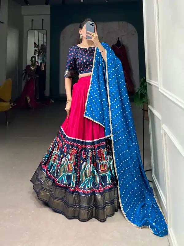 LNB 1623 Pink Dola Silk Lehenga Choli. erfect for Wedding, Party, Cultural Events, Reception, Bridal Wear – Get it for ₹1999. Delivery 4-6 Working Da | Jump Suits, Salwar suit, Casual Suits, Creative suits, Designer Suits, Palazzo Suits, Party Wear Suits, Patiala Suits, Straight Suits