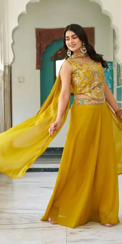 Ram 107 Mustard in Color Star Georgette Embroidery Work Salwar Suit . Festive Deal ₹2099. Delivery 4-6 Working Days. Shop now. | Jump Suits, Salwar suit, Casual Suits, Creative suits, Designer Suits, Palazzo Suits, Party Wear Suits, Patiala Suits, Straight Suits