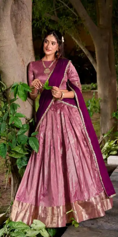 LNB 2026 Pink Color Dupion Silk Lehenga Choli With Zari Work.Wedding, Party, Festive, Events, Special Price ₹1999. Delivery 4-6 Working Days. Shop now. | Lehenga, Bollywood Lehenga, Creative Lehenga, Designer Lehenga, Embroidered Lehenga, Party Wear Lehenga