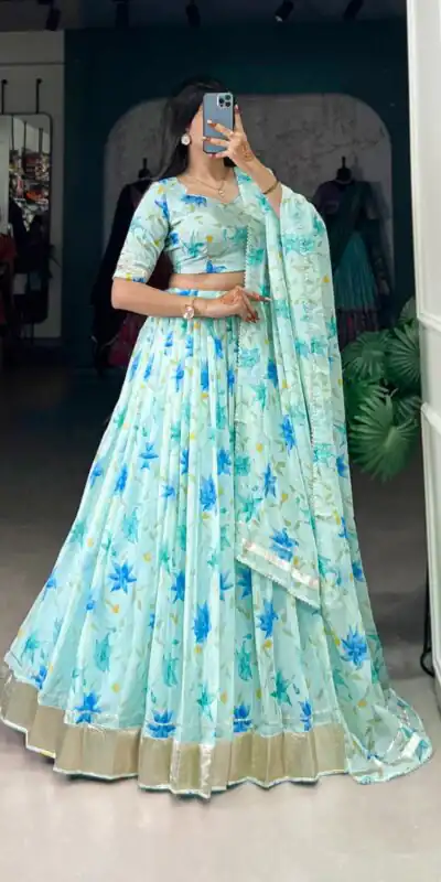 LNB 1036 Pista Color Tabby Silk with Lace Work Lehenga Choli . Wedding, Party, Festive, Events, Grab it for ₹1999. Delivery 4-6 Working Days. Shop now. | Lehenga, Bollywood Lehenga, Creative Lehenga, Designer Lehenga, Embroidered Lehenga, Party Wear Lehenga