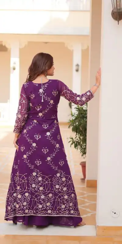 Ram 073 Purple Color Fox Georgette Lehenga Choli with Embroidery Work. Festive Deal ₹2149. Delivery 4-6 Working Days. Shop now. | Lehenga, Bollywood Lehenga, Creative Lehenga, Designer Lehenga, Embroidered Lehenga, Party Wear Lehenga