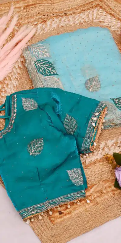 SC 1005 Sky Blue in Soft fandy Silk Embroidery Work & Lace Work Saree . Available at ₹2499 only. Delivery 4-6 Working Days. Shop now. | Designer Sarees, Embroidered Sarees, Sarees, Bollywood Sarees, Creative Sarees, Ethnic Saree, Modern Digital sarees, Party Wear Sarees