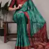 YNF 7103 Teal Rangoli Silk Saree Perfect for Wedding, Party, Karwa Chauth, Makar Sankranti, Baisakhi – . Available at ₹1449 only. Delivery 4-6 Work | Designer Sarees, Embroidered Sarees, Sarees, Bollywood Sarees, Creative Sarees, Ethnic Saree, Modern Digital sarees, Party Wear Sarees