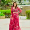 Pink Tubby Silk Digital Print Embroidery Salwar Suit
