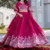 Red Vichitra Embroidery Work Lehenga Choli