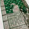 MB 3279 Green Soft Banarasi Silk Saree with Lace Work & Zari Work. Festive Deal ₹1899. Delivery 4-6 Working Days. Shop now. | Sarees, Bollywood Sarees, Creative Sarees, Designer Sarees, Embroidered Sarees, Ethnic Saree, Modern Digital sarees, Party Wear Sarees