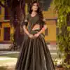 LNB 1900 Grey Color Chettinad Cotton Chex Zari Work Lehenga Choli . Now at just ₹3249. Delivery 4-6 Working Days. Shop now. | Lehenga, Bollywood Lehenga, Creative Lehenga, Designer Lehenga, Embroidered Lehenga, Party Wear Lehenga