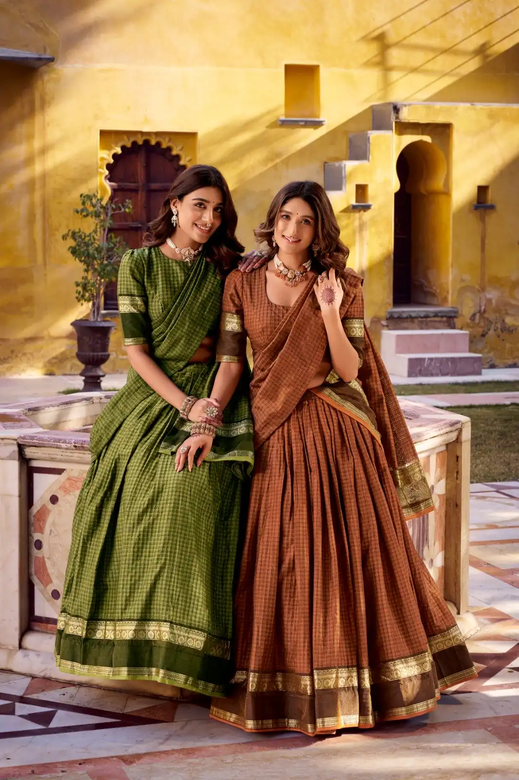 LNB 1900 Orange Color Chettinad Cotton Chex Zari Work Lehenga Choli . Now at just ₹3249. Delivery 4-6 Working Days. Shop now. | Lehenga, Bollywood Lehenga, Creative Lehenga, Designer Lehenga, Embroidered Lehenga, Party Wear Lehenga